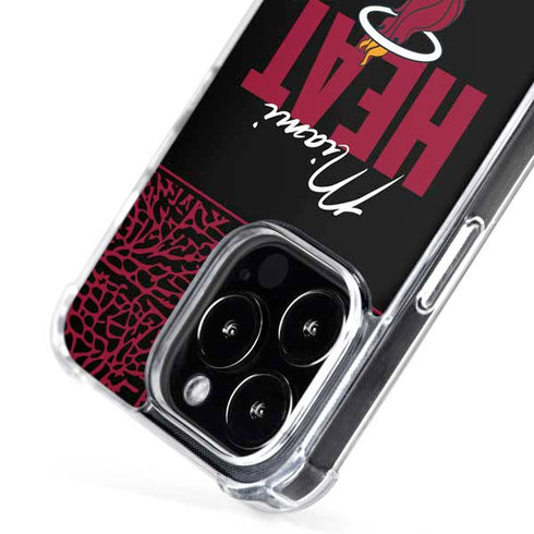 NBA Miami Heat Elephant Print iPhone 16 Pro MagSafe Case